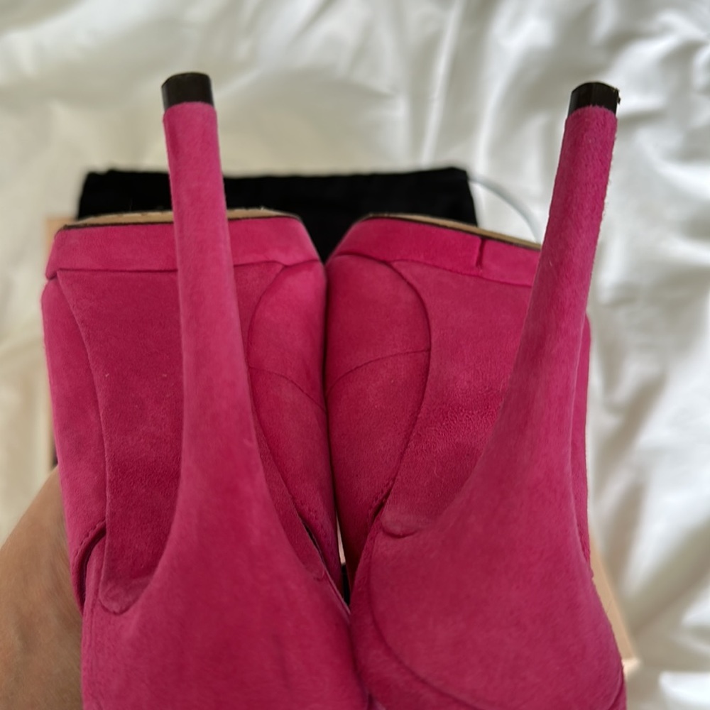 Brian Atwood hot pink sling back stilettos 👠- size 36 / 6 💕 EUC - Picture 7 of 7